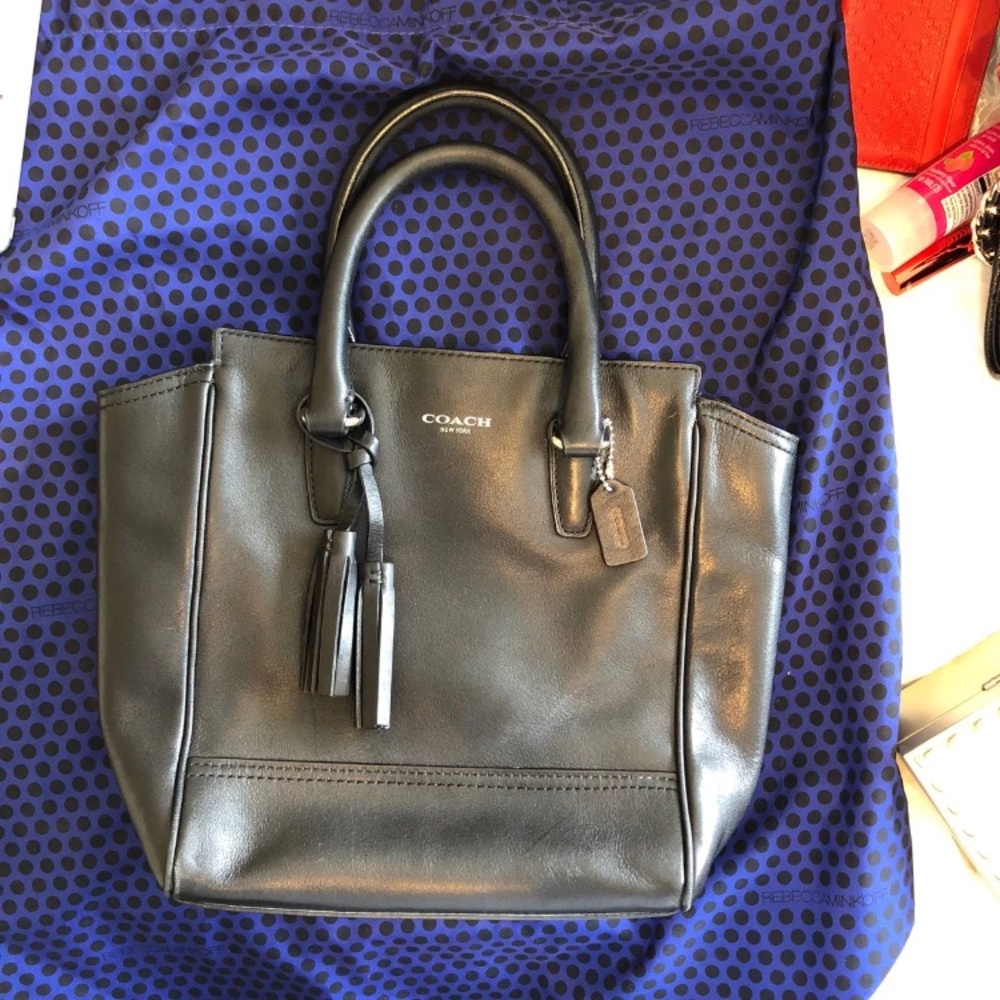 Coach mini top handle tote